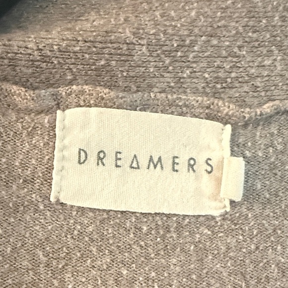 Dreamers Light Gray Open Front Cardigan - Picture 4 of 4